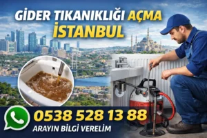 7/24 İstanbul Tesisatçı,Gider Tıkanıklığı Açma İstanbul